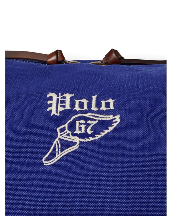 Load image into Gallery viewer, Polo Ralph Lauren Embroidered Canvas Duffel Bag
