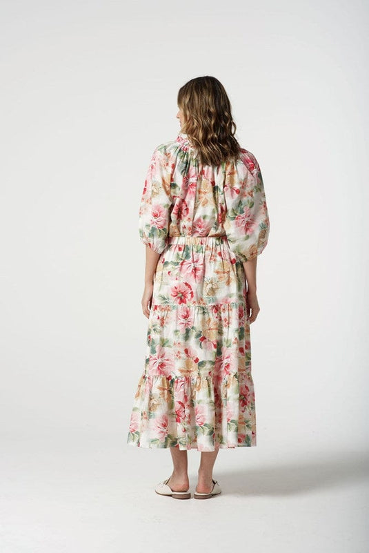Goondiwindi Cotton Womens Floral Peasant Top