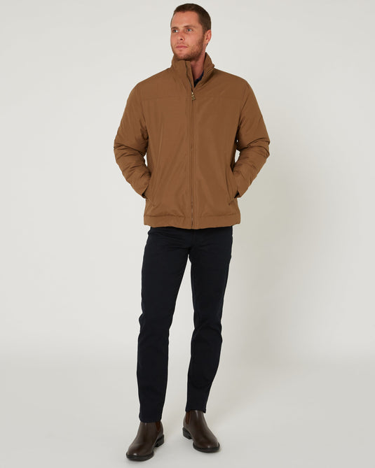 Pilbara Mens Quilted Jacket - Whisky