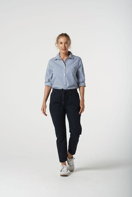 Goondiwindi Cotton Womens 3/4 Sleeve Stripe Shirt