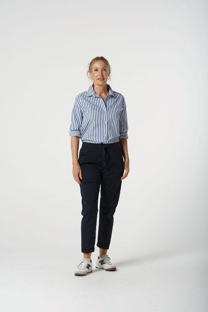 Load image into Gallery viewer, Goondiwindi Cotton Womens 3/4 Sleeve Stripe Shirt
