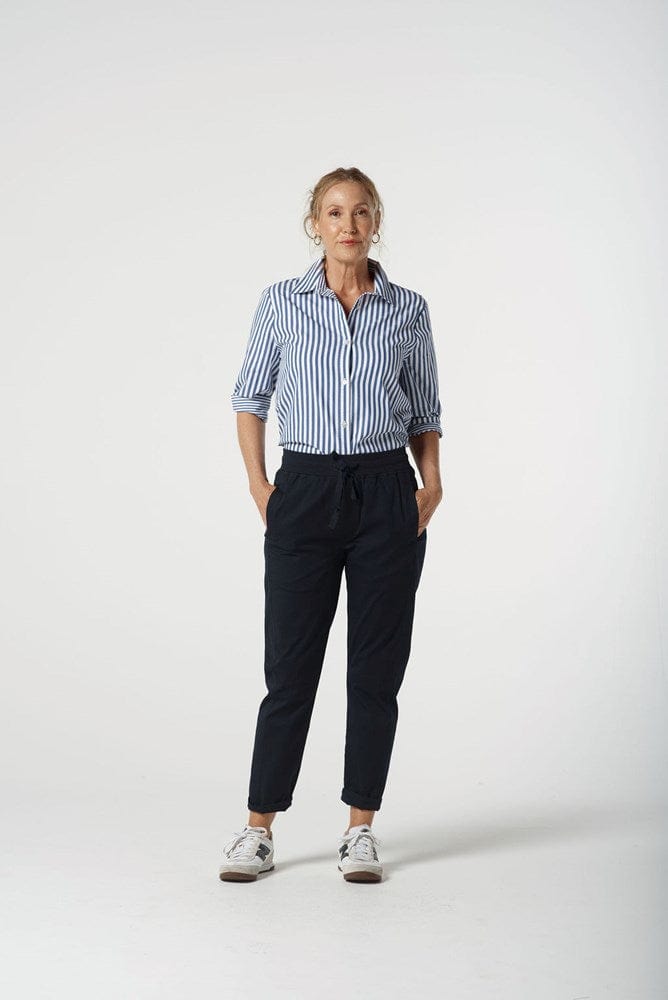 Load image into Gallery viewer, Goondiwindi Cotton Womens 3/4 Sleeve Stripe Shirt
