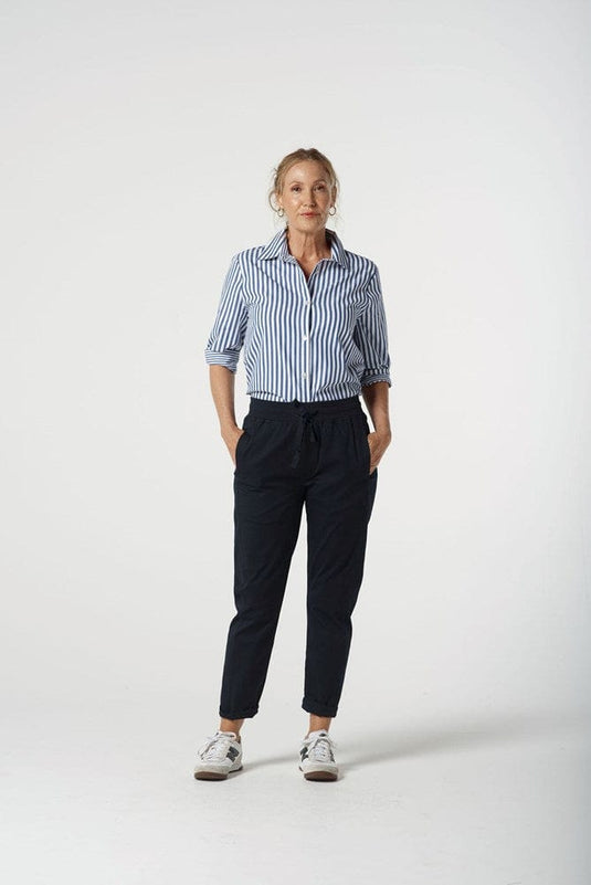 Goondiwindi Cotton Womens 3/4 Sleeve Stripe Shirt