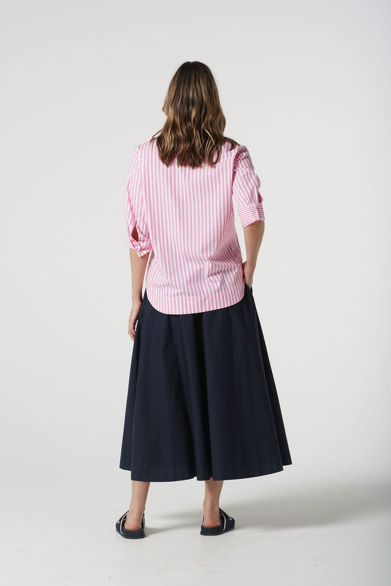 Load image into Gallery viewer, Goondiwindi Cotton Womens 3/4 Sleeve Stripe Shirt
