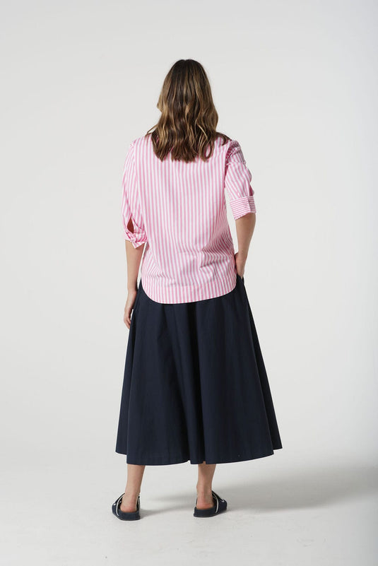 Goondiwindi Cotton Womens 3/4 Sleeve Stripe Shirt