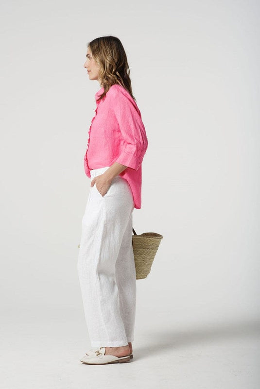 Goondiwindi Cotton Womens 3/4 Sleeve Frill Shirt