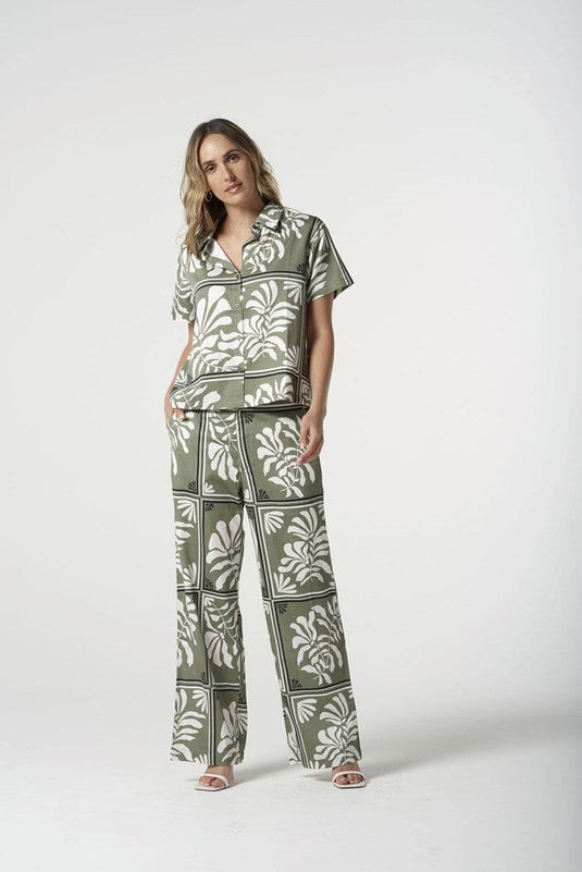 Goondiwindi Cotton Womens Soft Button Through Blouse