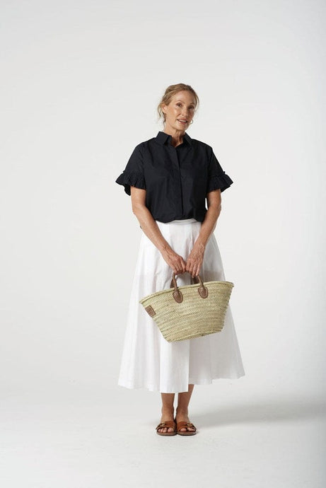 Goondiwindi Cotton Womens Ruffle Sleeve Shirt