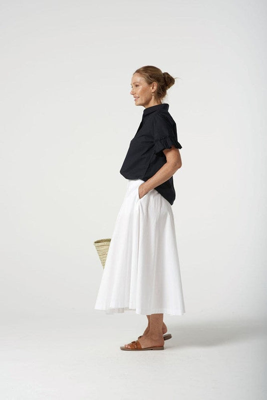 Goondiwindi Cotton Womens Ruffle Sleeve Shirt
