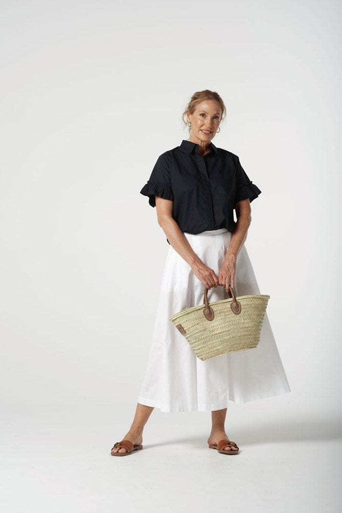 Load image into Gallery viewer, Goondiwindi Cotton Womens Ruffle Sleeve Shirt
