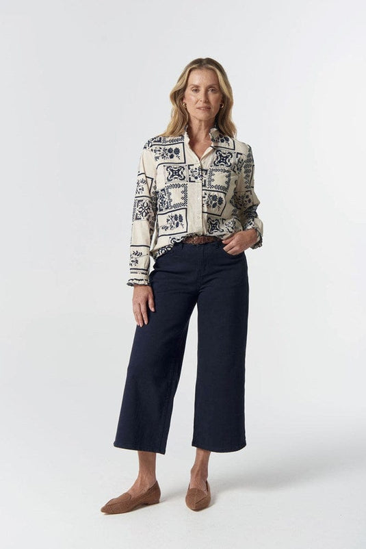 Goondiwindi Cotton Wattle Frill Shirt