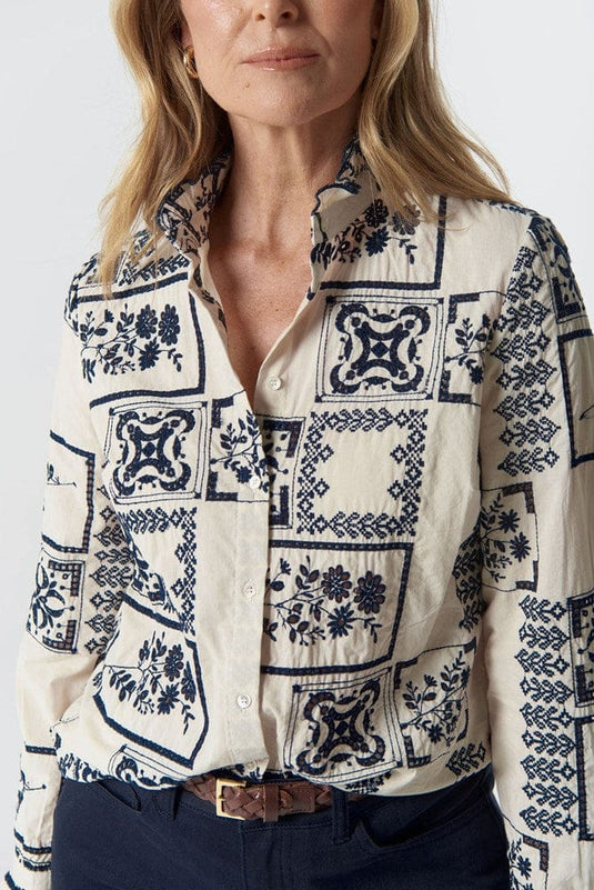 Goondiwindi Cotton Wattle Frill Shirt