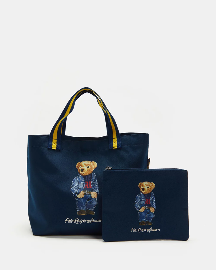 Load image into Gallery viewer, Polo Ralph Lauren Polo Bear Packable Shopper Tote
