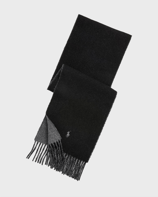 Ralph Lauren Reversible Wool Blend Scarf