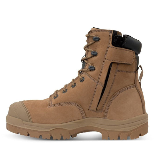 Oliver Mens Water Resistant Lace-Up Zip Side 6" Boot