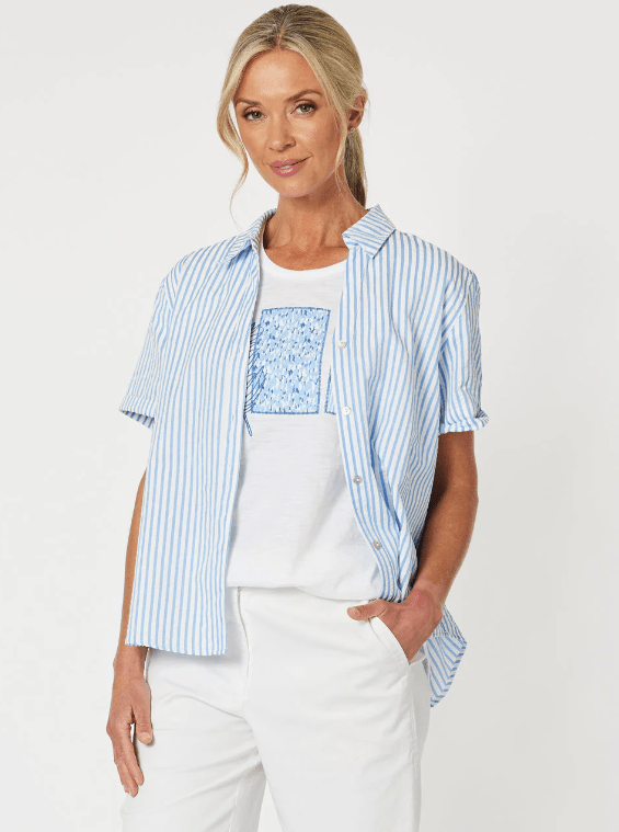 Load image into Gallery viewer, Gordon Smith Womens Charlie Stripe Shirt
