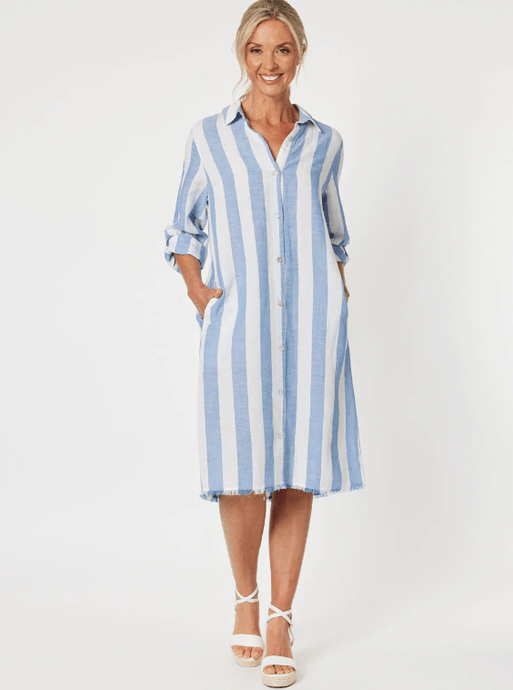 Gordon Smith Womens Hamptons Stripe Dress