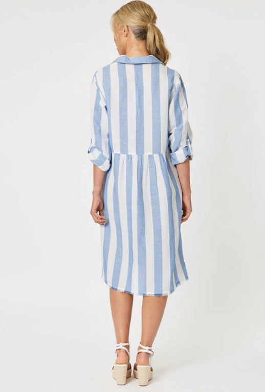 Load image into Gallery viewer, Gordon Smith Womens Hamptons Stripe Dress
