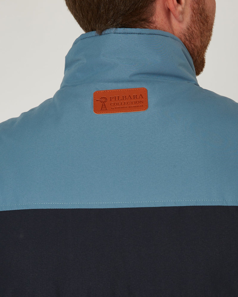 Load image into Gallery viewer, Pilbara Collection Mens Two-Tone Vest - Navy/Bluestone
