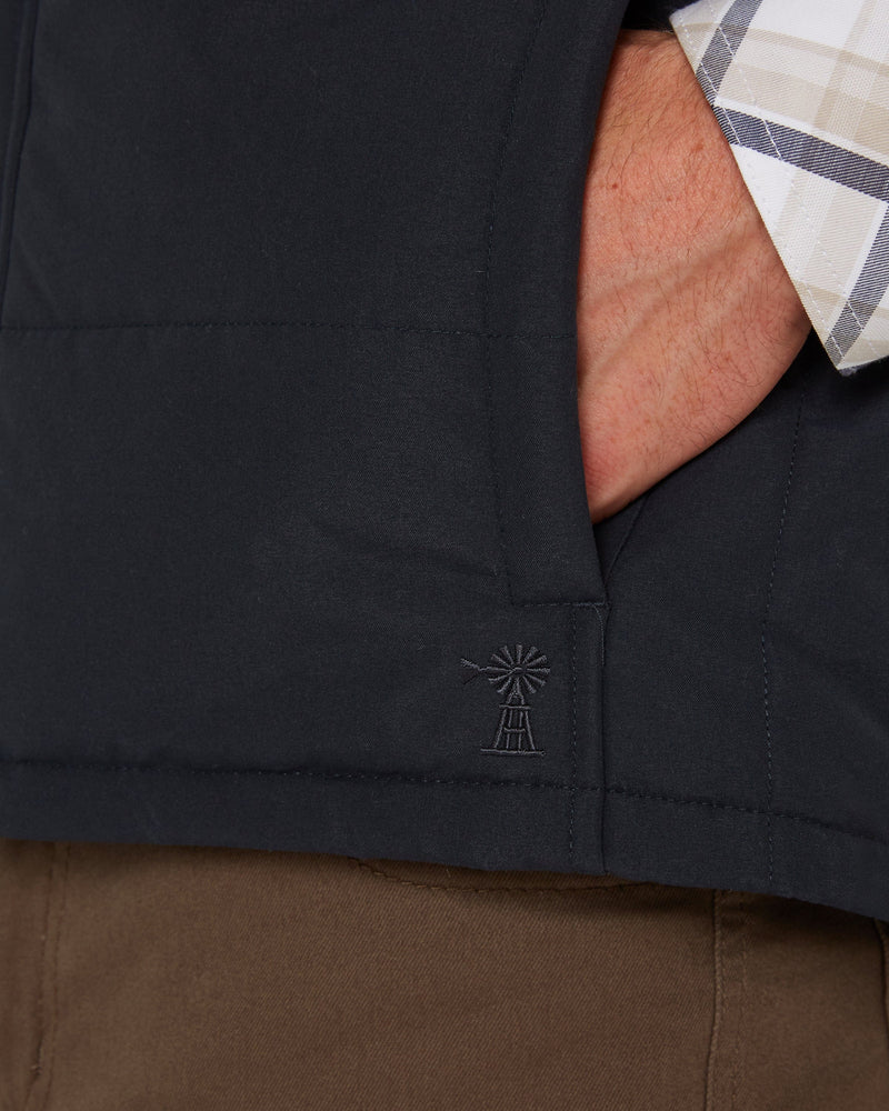 Load image into Gallery viewer, Pilbara Collection Mens Two-Tone Vest - Navy/Bluestone
