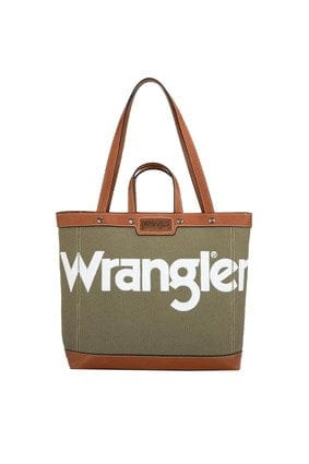 Load image into Gallery viewer, Wrangler Canvas Iconic Logo Tote Bag
