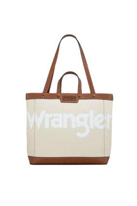 Load image into Gallery viewer, Wrangler Canvas Iconic Logo Tote Bag
