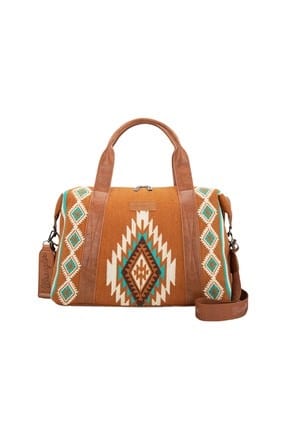 Load image into Gallery viewer, Wrangler Maya Aztec Duffle Bag
