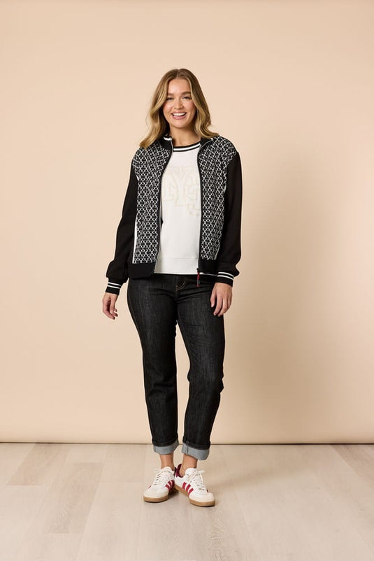 Threadz Womens Empire Spliced Jacket
