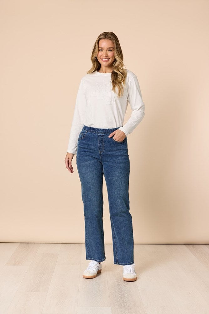 Load image into Gallery viewer, Threadz Womens Everyday Straight Leg Jean
