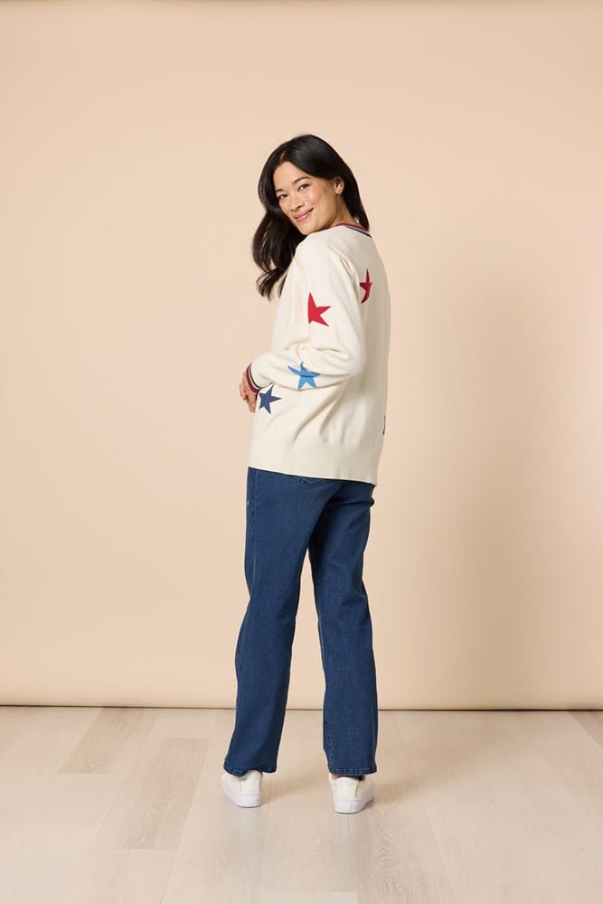 Load image into Gallery viewer, Gordon Smith Womens Hollywood Embroided Star Jean
