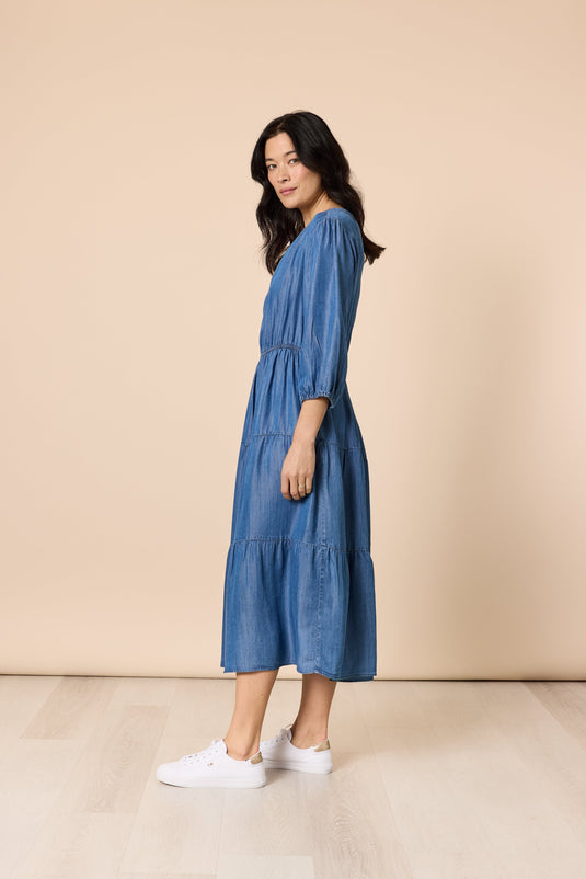 Gordon Smith Macy Tiered Dress