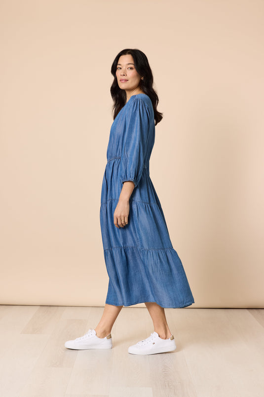 Gordon Smith Macy Tiered Dress