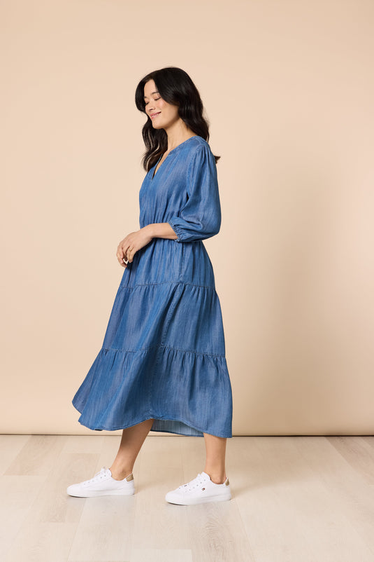 Gordon Smith Macy Tiered Dress