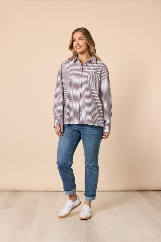 Threadz Womens Urban Stripe Shirt