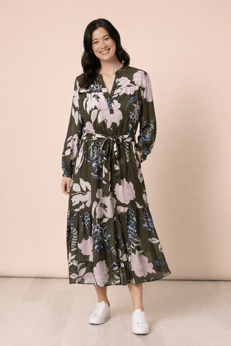 Load image into Gallery viewer, Gordon Smith Womens Colorado Print Dress
