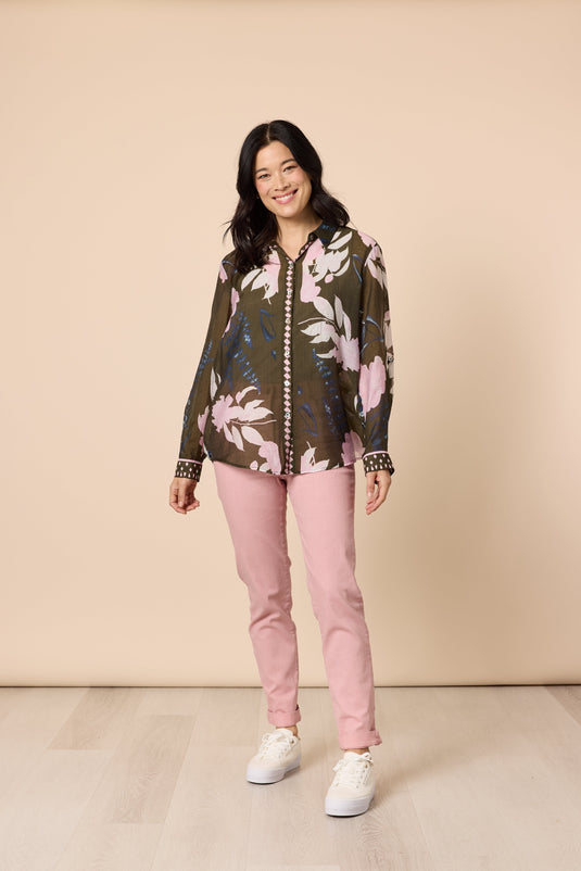 Gordon Smith Womens Colorado Print Shirt