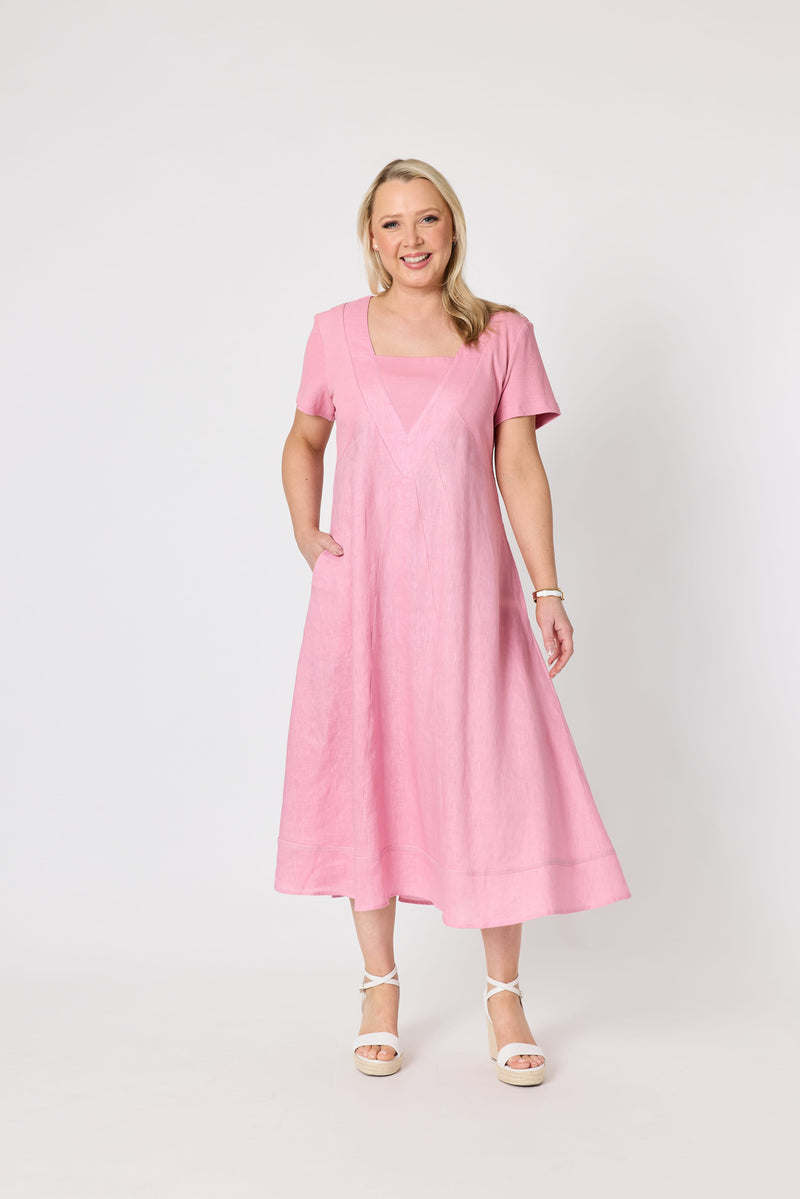 Load image into Gallery viewer, Gordon Smiths Womens Le Marais Linen Dress
