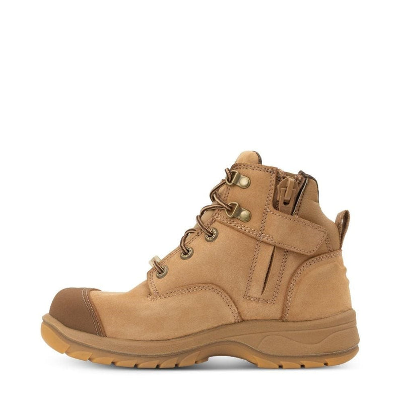 Load image into Gallery viewer, Oliver Womens Water Resistant Lace-Up Zip Side Work Boot
