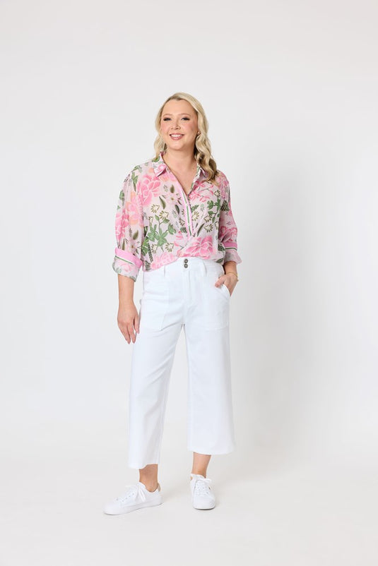 Gordon Smith Womens Hudson Wide Leg Crop Jean