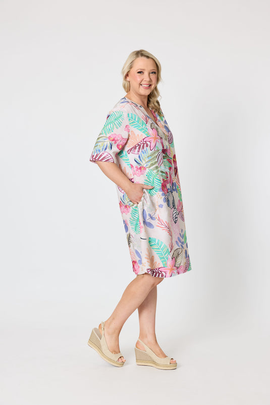 Gordon Smith Womens Desert Rose Floral Print Dress