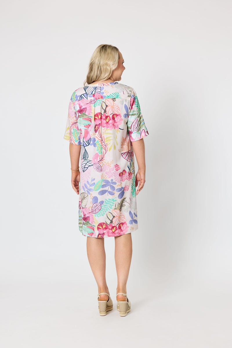 Load image into Gallery viewer, Gordon Smith Womens Desert Rose Floral Print Dress
