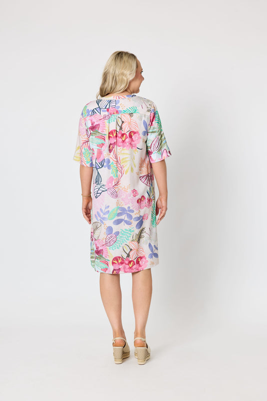Gordon Smith Womens Desert Rose Floral Print Dress