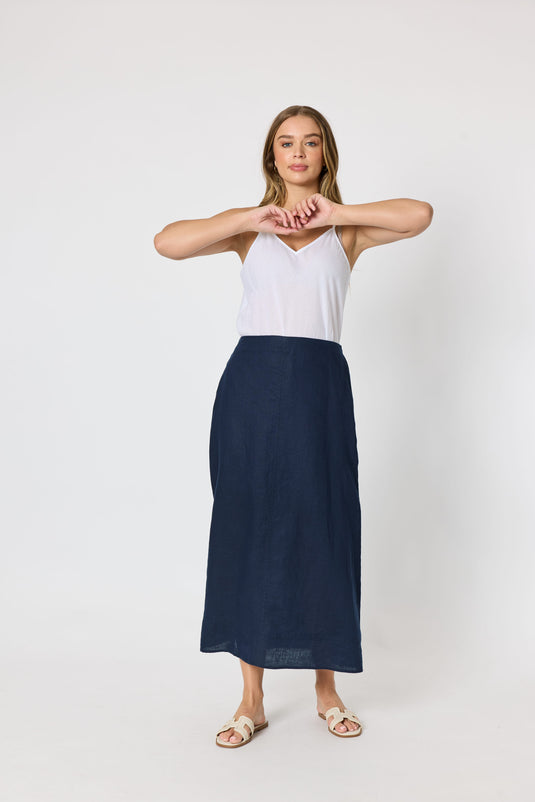 Gordon Smith Womens Amy Linen Maxi Skirt