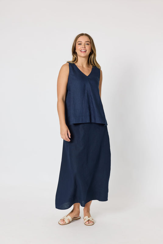 Gordon Smith Womens Amy Linen Maxi Skirt