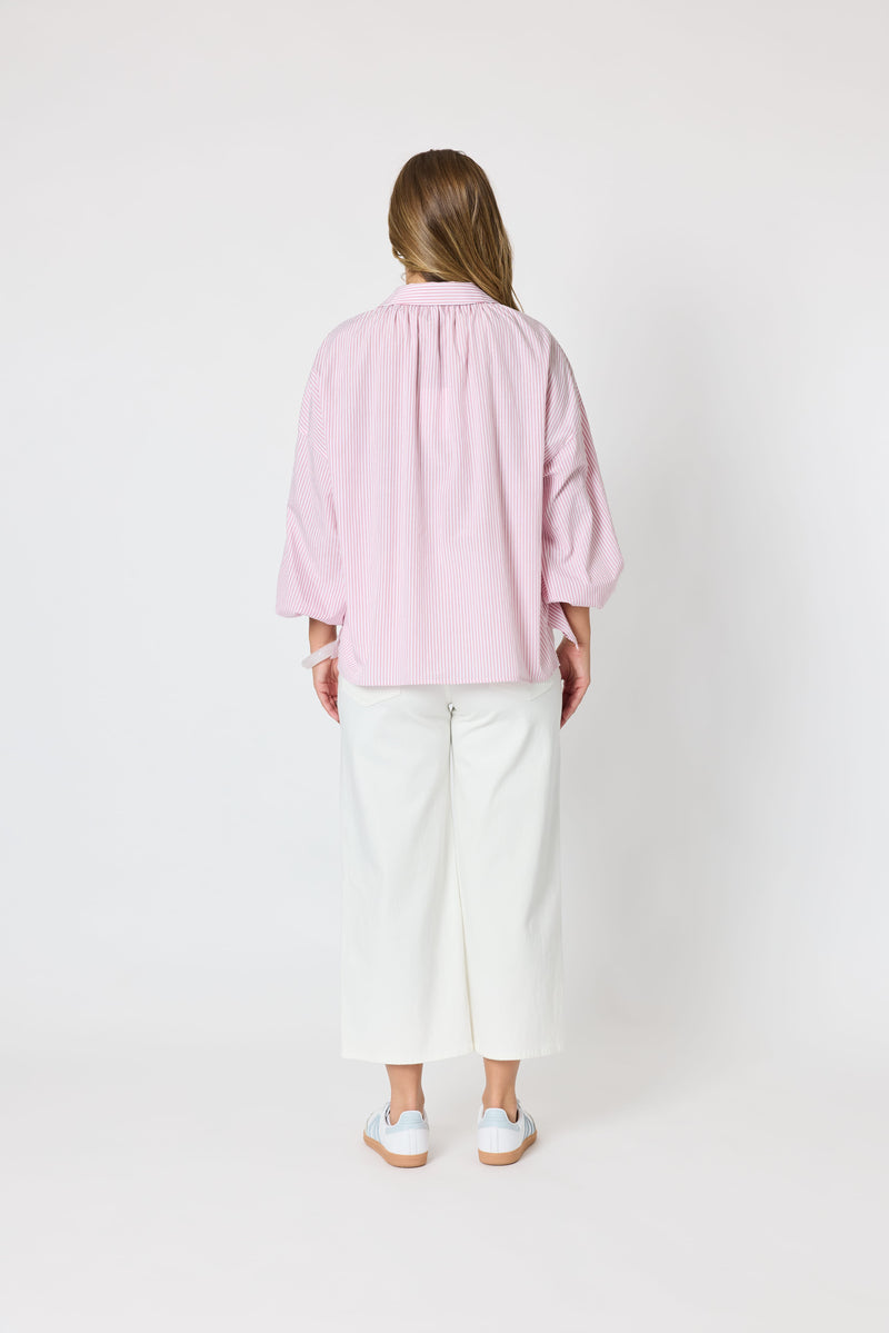Load image into Gallery viewer, Threadz Womens The Palms Embroidered Shirt
