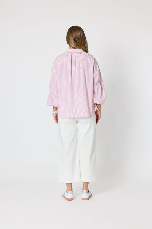 Threadz Womens The Palms Embroidered Shirt