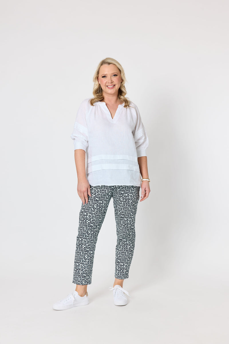 Load image into Gallery viewer, Gordon Smith Womens Oasis Print Slim Leg Pant
