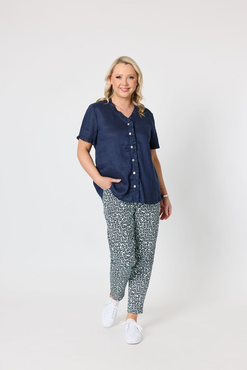 Load image into Gallery viewer, Gordon Smith Womens Oasis Print Slim Leg Pant
