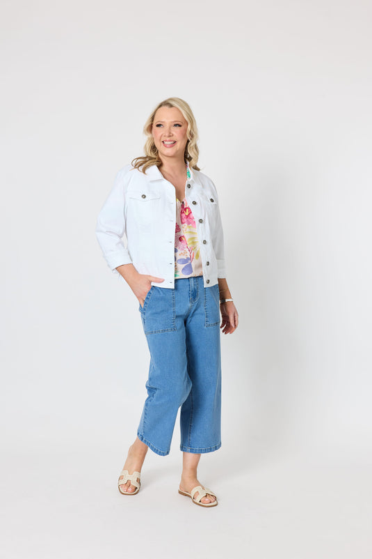 Gordon Smith Womens Urban Denim Jacket - White