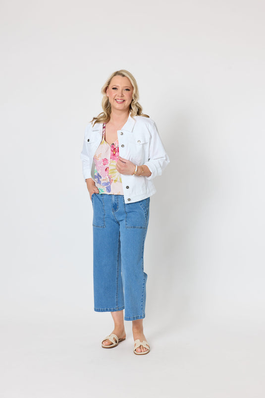 Gordon Smith Womens Urban Denim Jacket - White